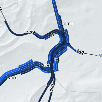 Visualisierung eines Zugnetzes mit GeoServer-Rendering-Transformationen Teaser